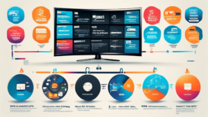 An informative and visually appealing infographic showcasing the best DNS settings for Samsung TVs. Include icons representing smart technology, a Samsung television, and a network connection, with vibrant colors and clear typography. The design should be sleek and modern, highlighting advantages and tips for optimizing DNS performance on smart TVs.